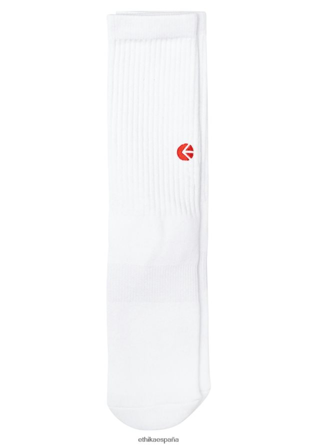 accesorios hombres Ethika calcetines de tripulación - logo rojo FD68J515
