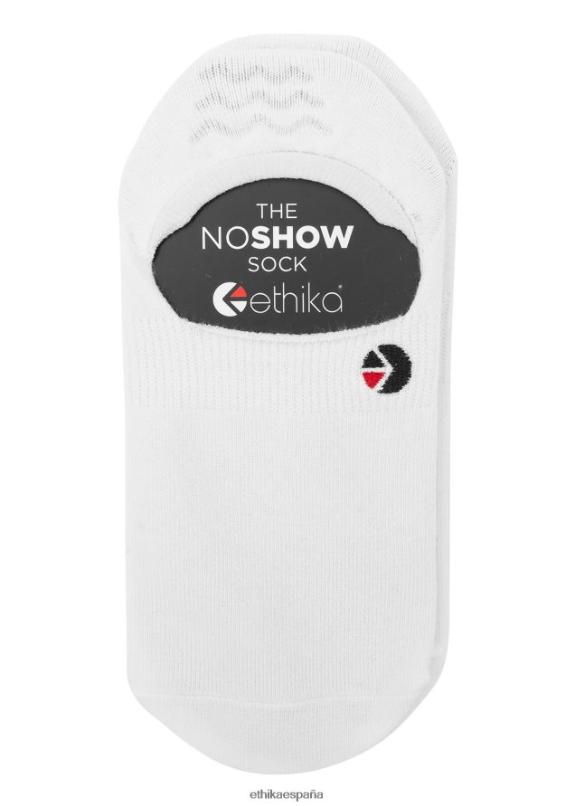 accesorios hombres Ethika calcetines invisibles no show blancos FD68J499