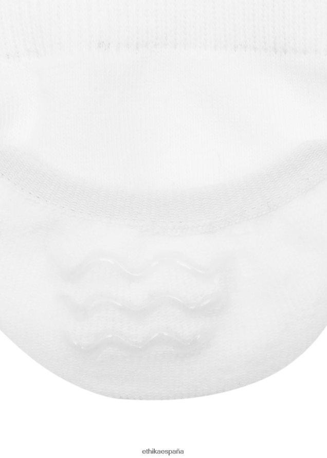 accesorios hombres Ethika calcetines invisibles no show blancos FD68J499