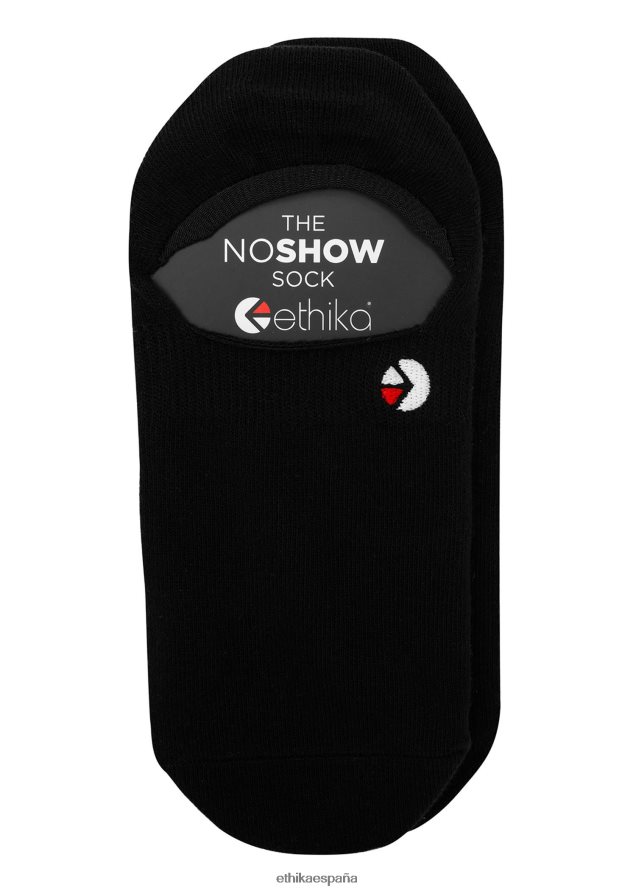 accesorios hombres Ethika calcetines invisibles no show negros FD68J498