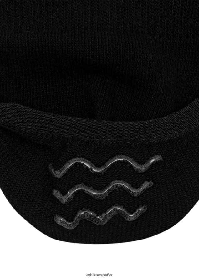 accesorios hombres Ethika calcetines invisibles no show negros FD68J498