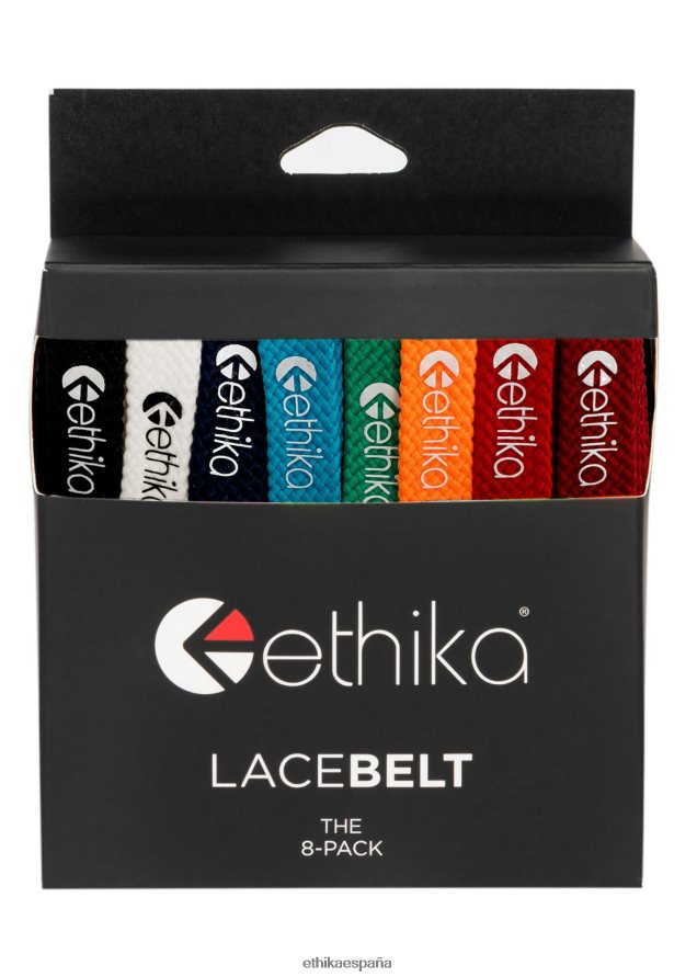 accesorios hombres Ethika cinturón con cordones estándar - paquete de 8 FD68J722