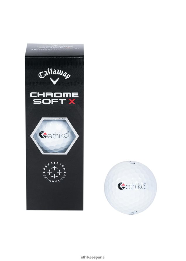 accesorios hombres Ethika pelotas de golf callaway - cromo suave x blanco FD68J734