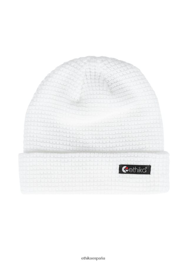 accesorios hombres Ethika Gorro plegable de punto térmico - blanco FD68J702