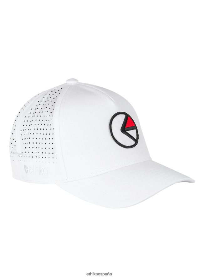 accesorios hombres Ethika gorra de papá atlética - blanco FD68J683
