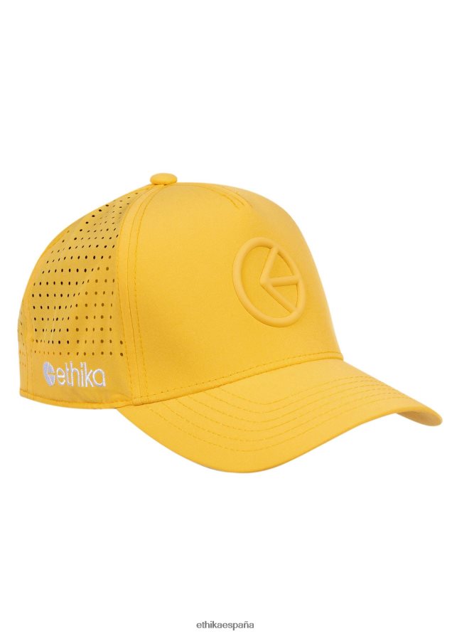 accesorios hombres Ethika gorra de papá atlética - mostaza FD68J680