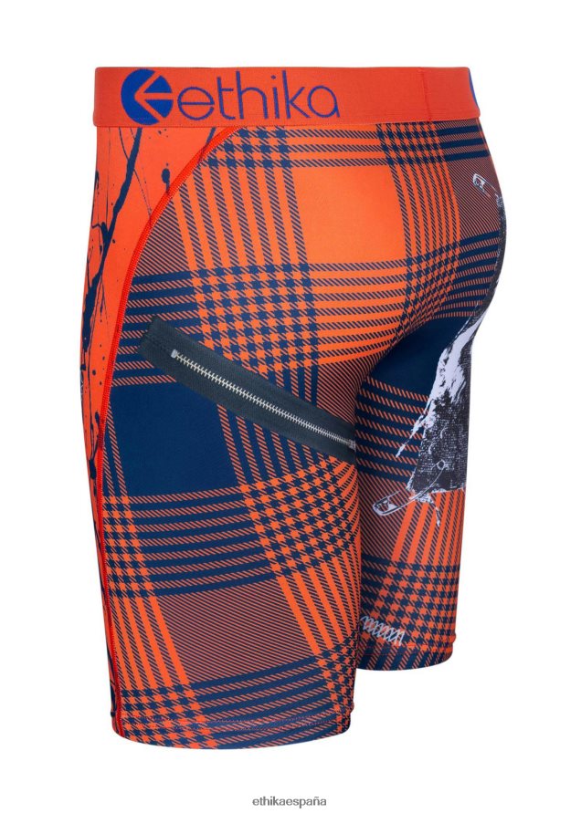 ropa hombres Ethika grapa castaña hacer ruido FD68J383