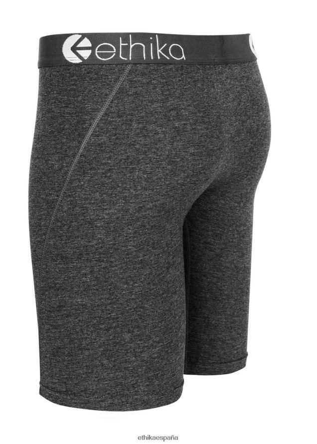 ropa hombres Ethika modal básico - jaspeado oscuro FD68J139