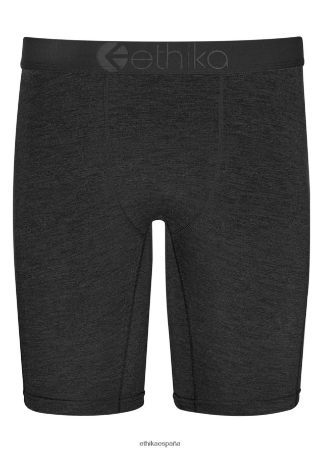 ropa hombres Ethika modal premium básico - jaspeado oscuro FD68J146