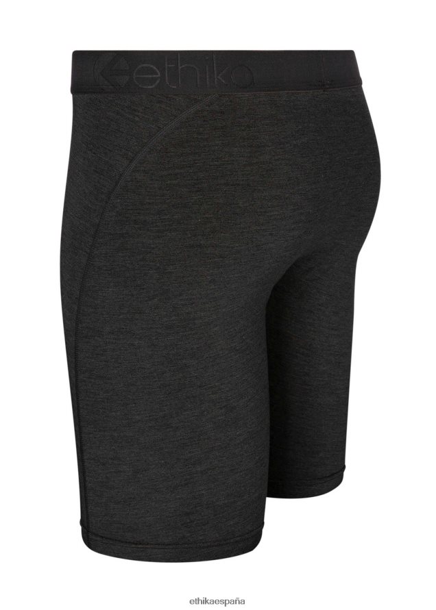 ropa hombres Ethika modal premium básico - jaspeado oscuro FD68J146