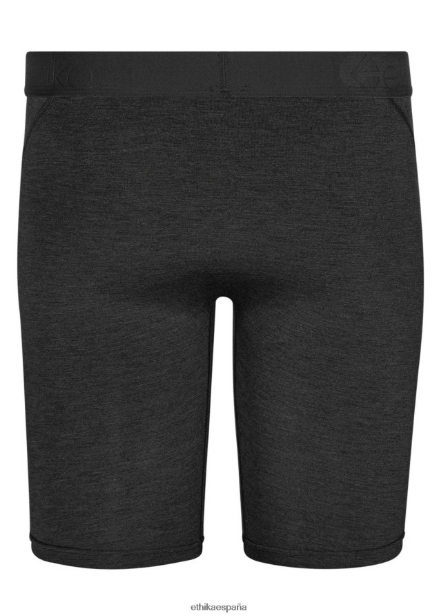 ropa hombres Ethika modal premium básico - jaspeado oscuro FD68J146