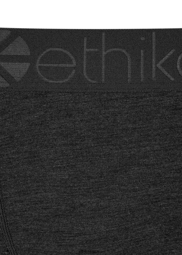 ropa hombres Ethika modal premium básico - jaspeado oscuro FD68J146