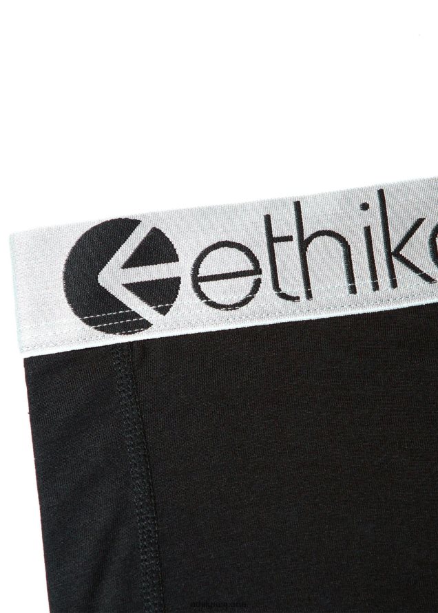 ropa hombres Ethika modal premium básico - lurex negro plateado FD68J149