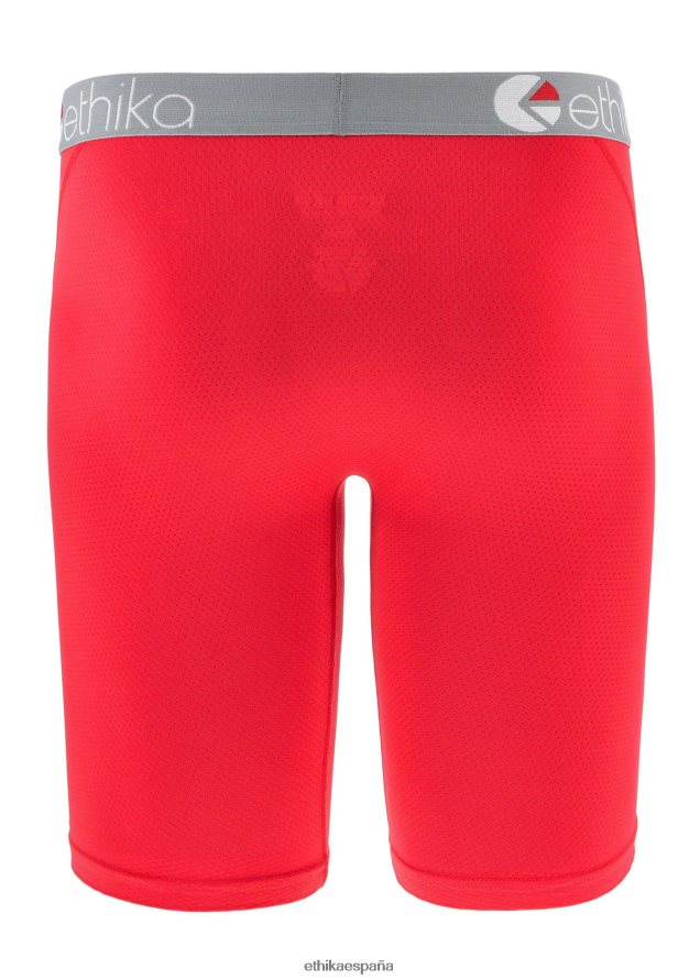 ropa hombres Ethika rendimiento de micromalla básica - rojo FD68J363
