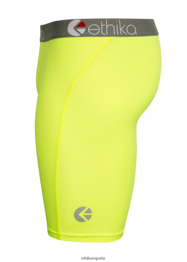 ropa hombres Ethika rendimiento de micromalla grapa - amarillo FD68J367