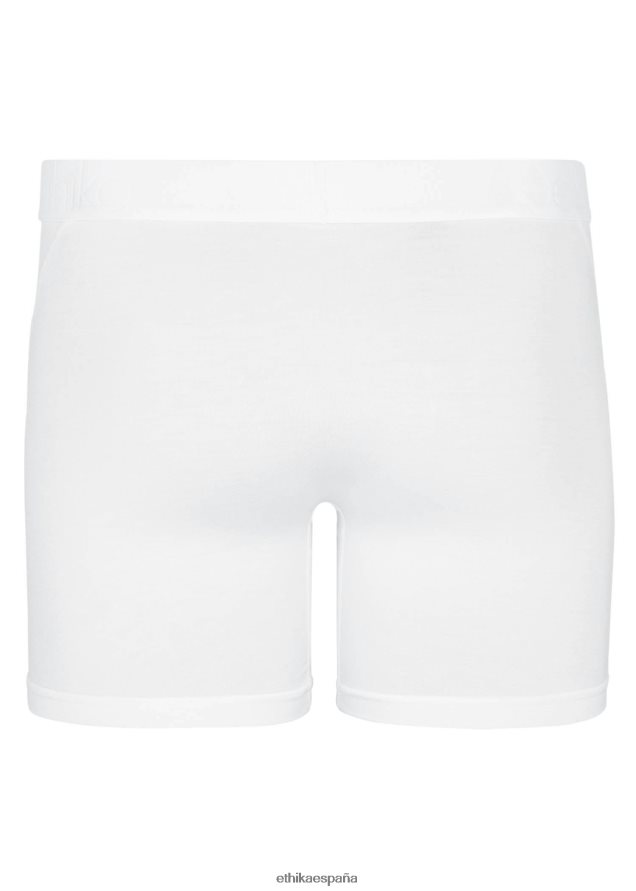 ropa hombres Ethika Modal premium medio - blanco FD68J275