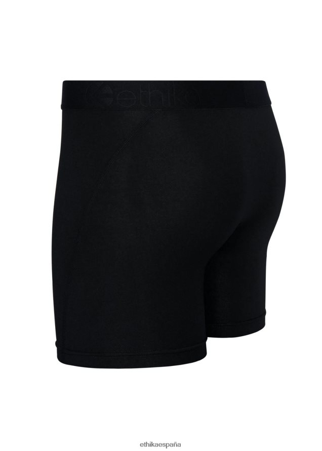 ropa hombres Ethika Modal premium medio - negro FD68J272