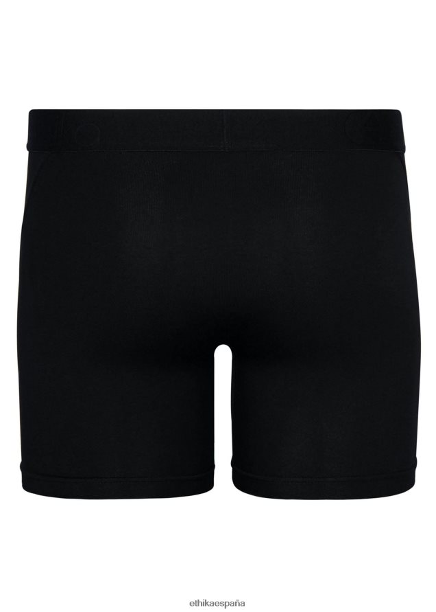 ropa hombres Ethika Modal premium medio - negro FD68J272