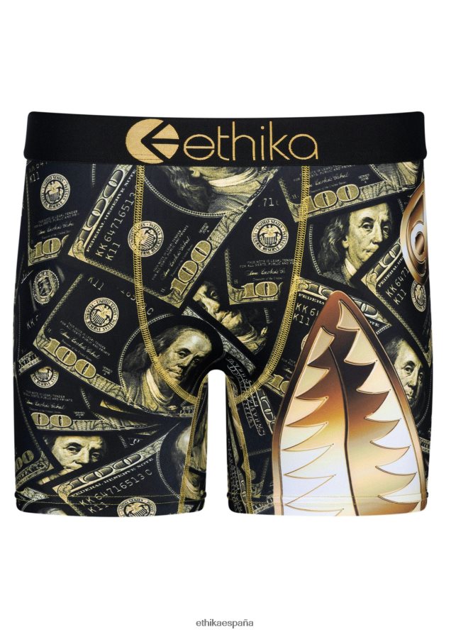 ropa hombres Ethika bombardero medio goldbarz FD68J181
