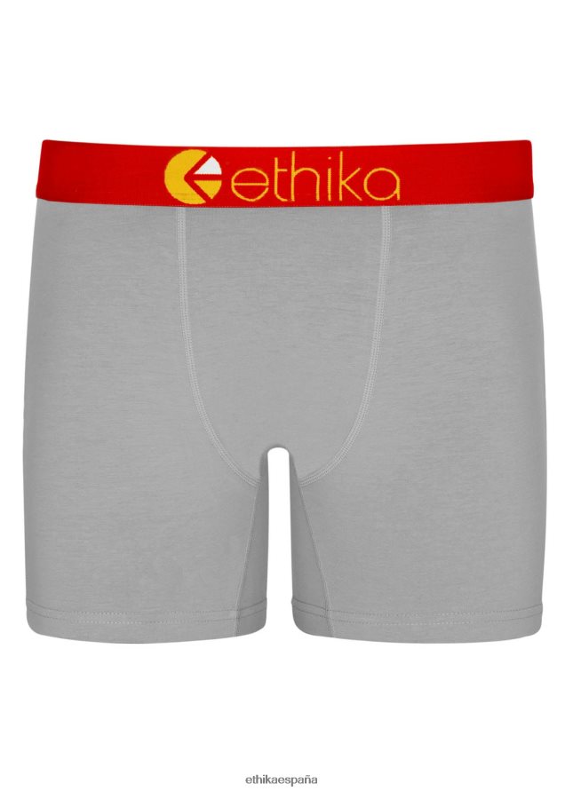 ropa hombres Ethika gris lobo medio FD68J257