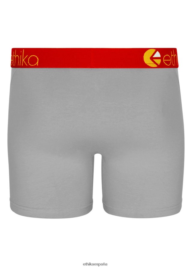 ropa hombres Ethika gris lobo medio FD68J257