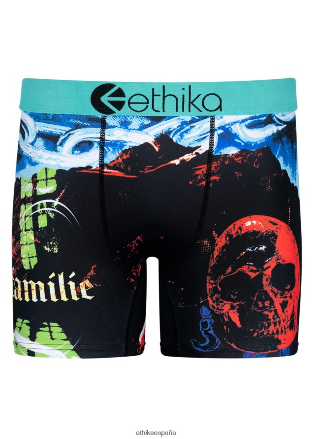 ropa hombres Ethika media noche familiar FD68J220