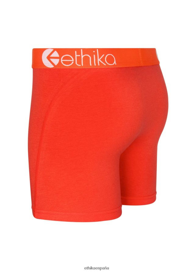 ropa hombres Ethika naranja nativa media FD68J2