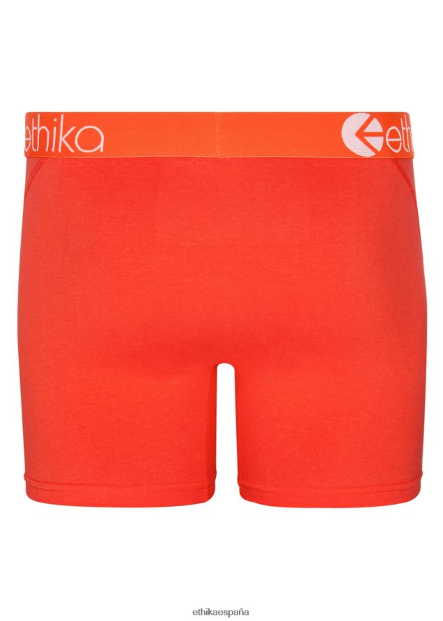 ropa hombres Ethika naranja nativa media FD68J2