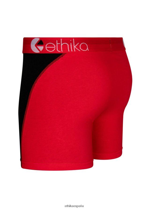 ropa hombres Ethika og rojo medio - contraste FD68J246