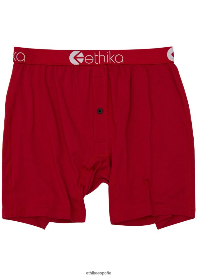 ropa hombres Ethika rojo cayena alternativo FD68J313
