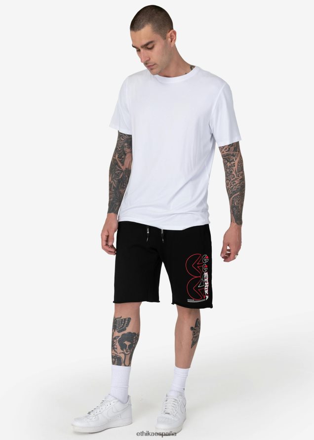 ropa hombres Ethika pantalón corto con borde crudo - cinética FD68J670