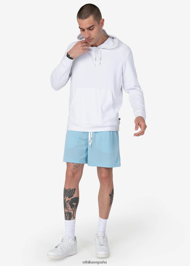 ropa hombres Ethika pantalón corto de baloncesto - azul bebé FD68J664