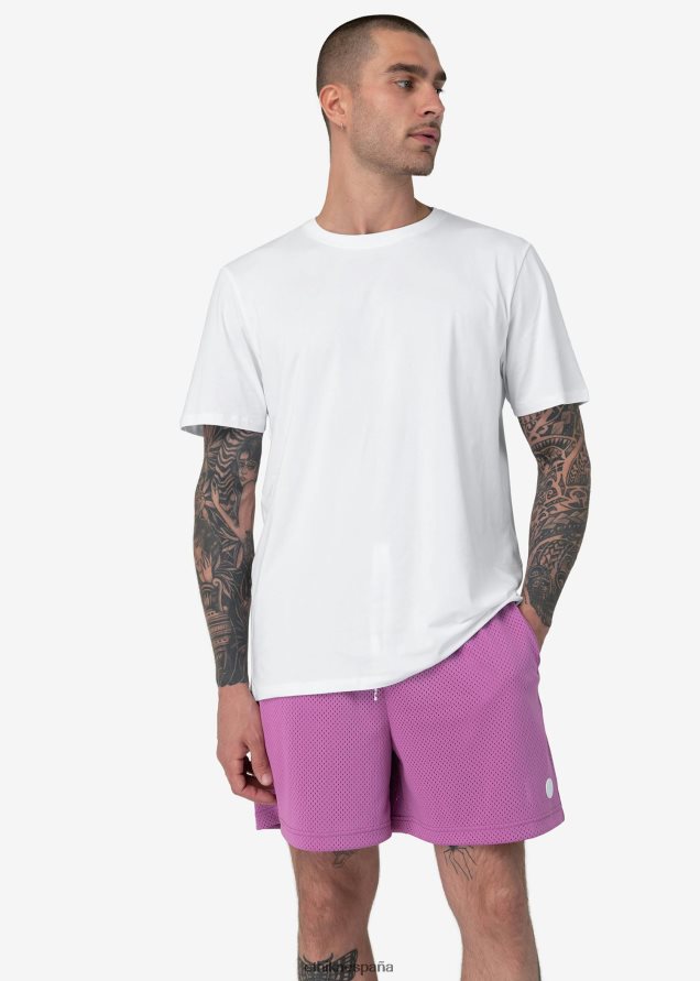 ropa hombres Ethika pantalón corto de baloncesto - fucsia descolorido FD68J657