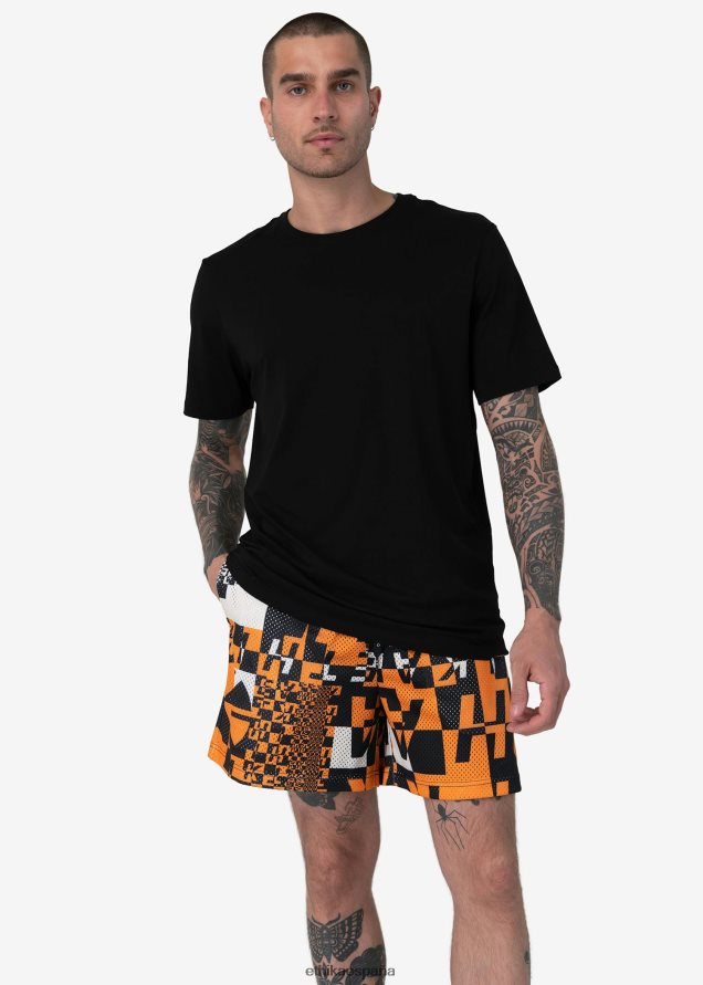 ropa hombres Ethika pantalón corto de baloncesto - glitch-e FD68J655