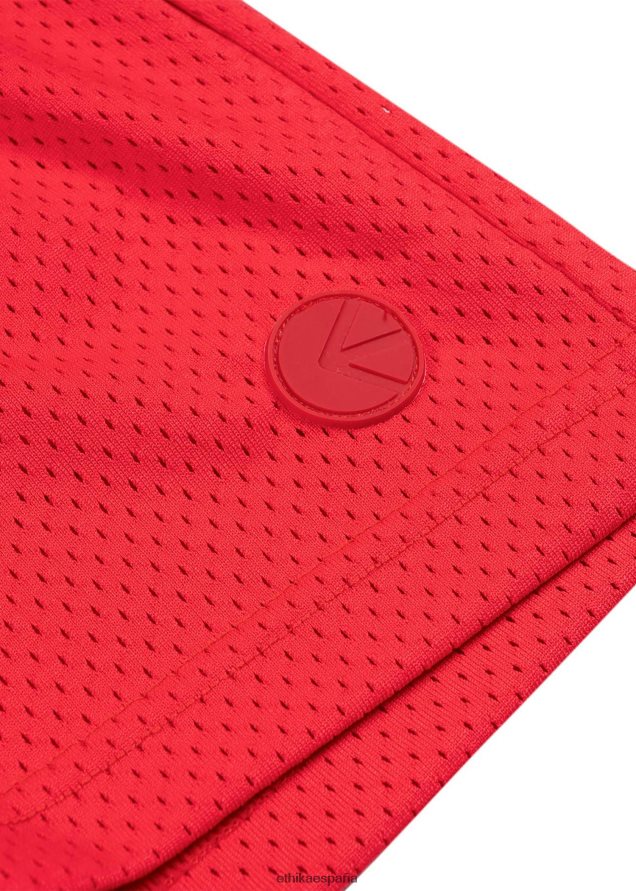 ropa hombres Ethika pantalón corto de baloncesto - rojo FD68J663