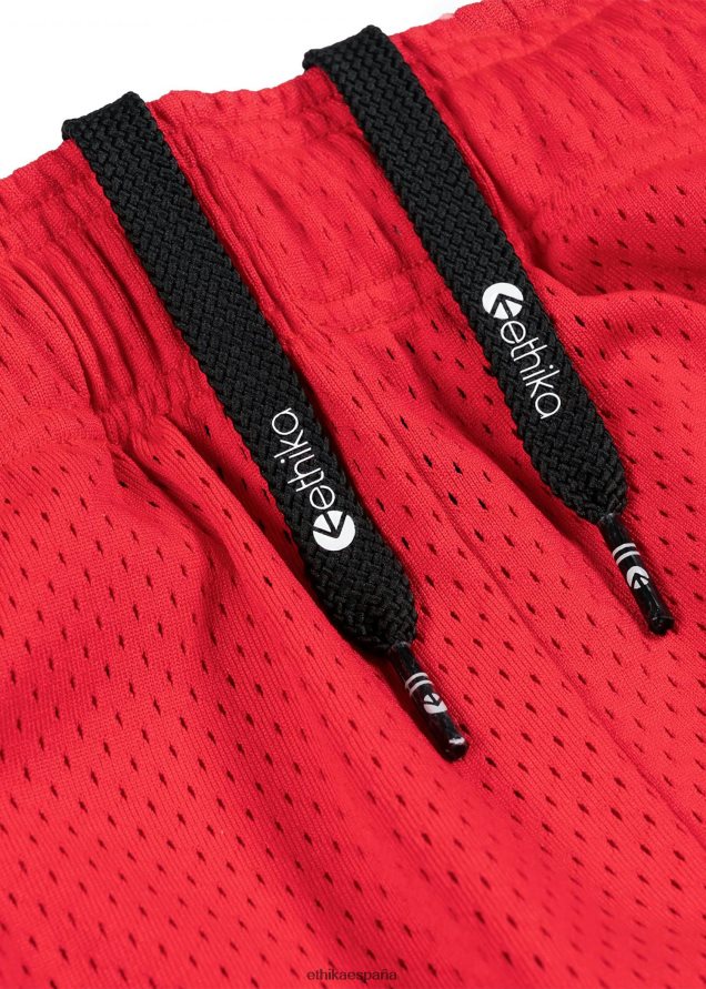 ropa hombres Ethika pantalón corto de baloncesto - rojo FD68J663