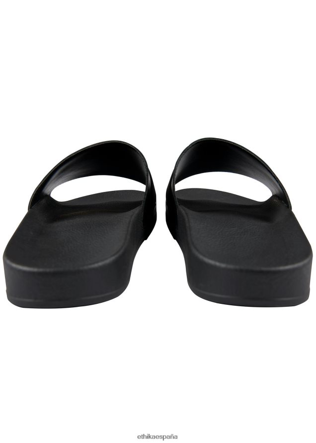 calzado hombres Ethika las diapositivas - negro/rojo FD68J747