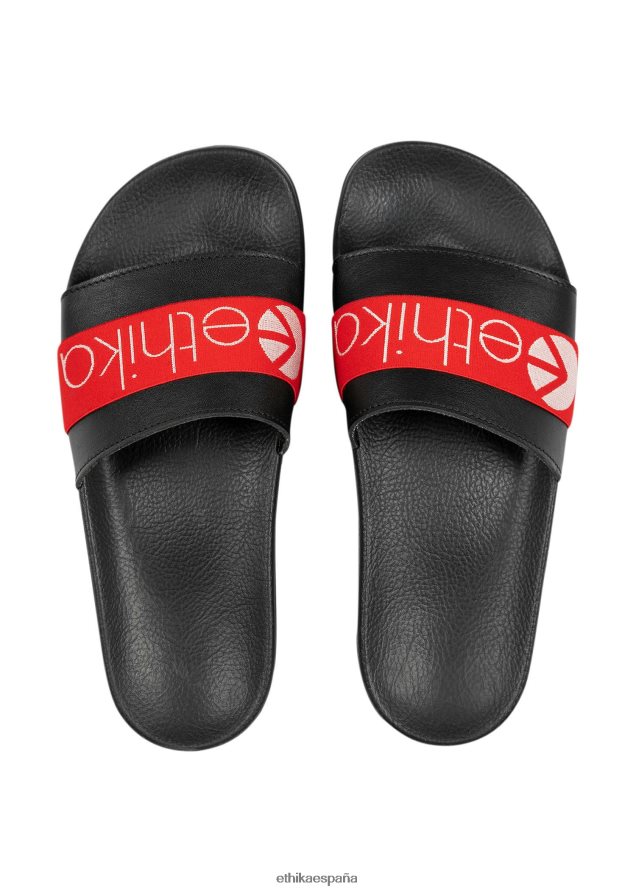 calzado hombres Ethika las diapositivas - rojo FD68J750