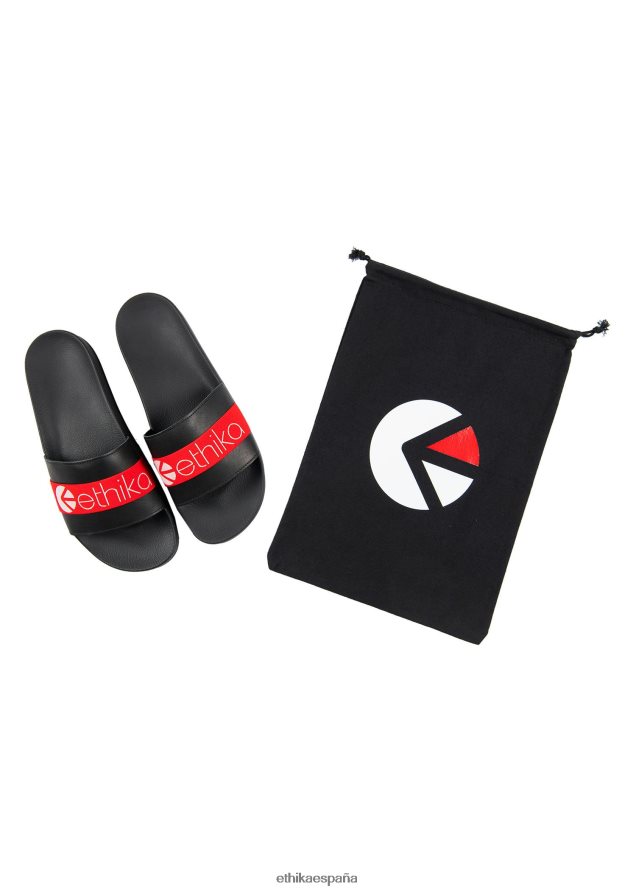 calzado hombres Ethika las diapositivas - rojo FD68J750