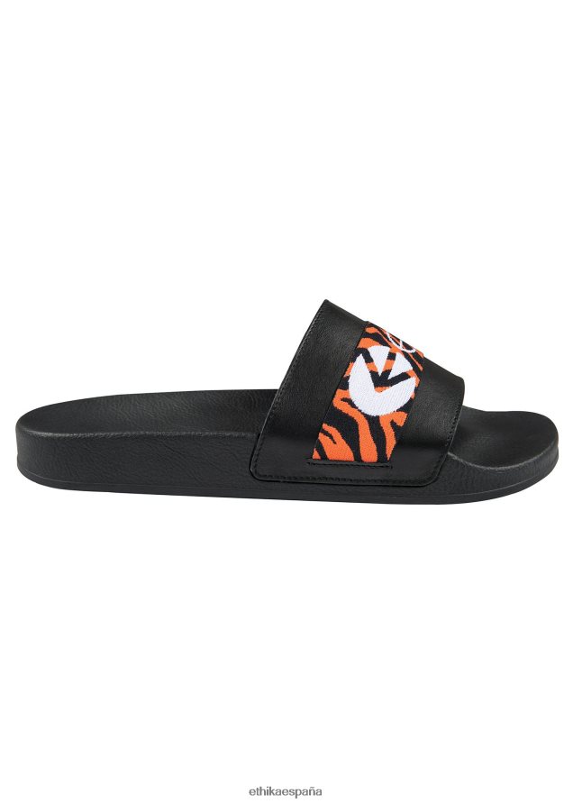 calzado hombres Ethika las diapositivas - tigre naranja FD68J748