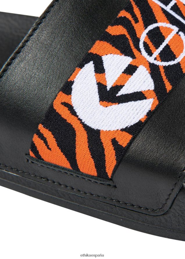 calzado hombres Ethika las diapositivas - tigre naranja FD68J748