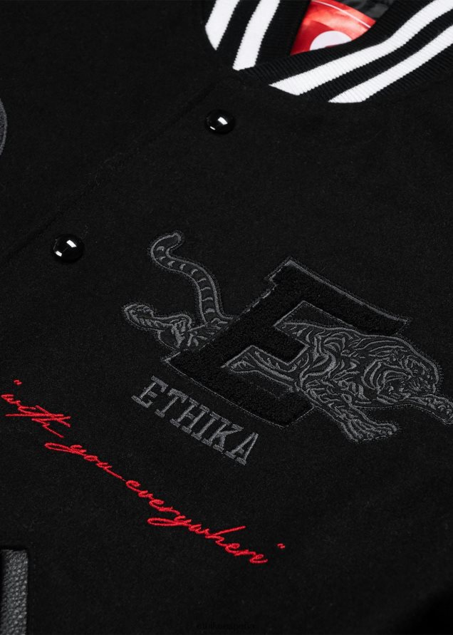 ropa hombres Ethika chaqueta universitaria e block tigre FD68J608