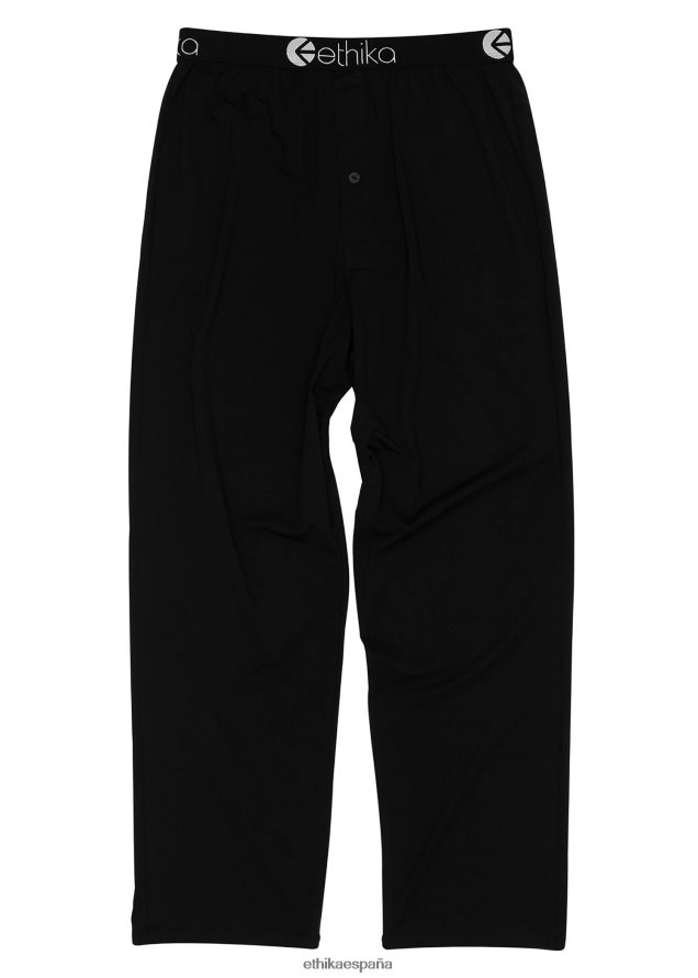 ropa hombres Ethika pantalón lounge modal - negro FD68J612