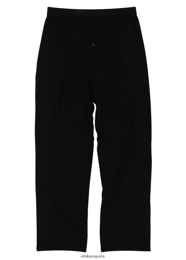 ropa hombres Ethika pantalón lounge premium modal - negro FD68J616