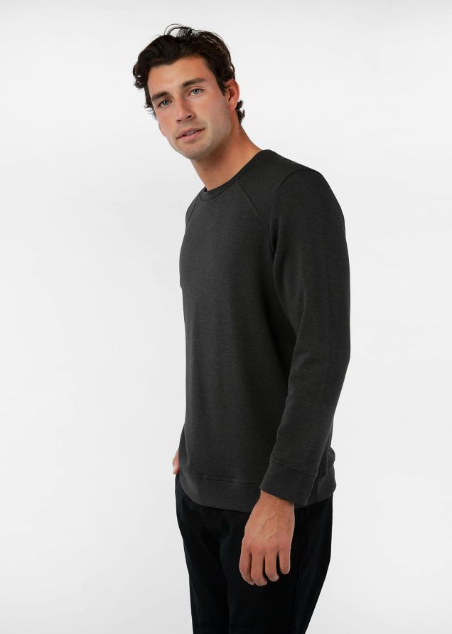 ropa hombres Ethika cuello redondo premium - gris oscuro FD68J599