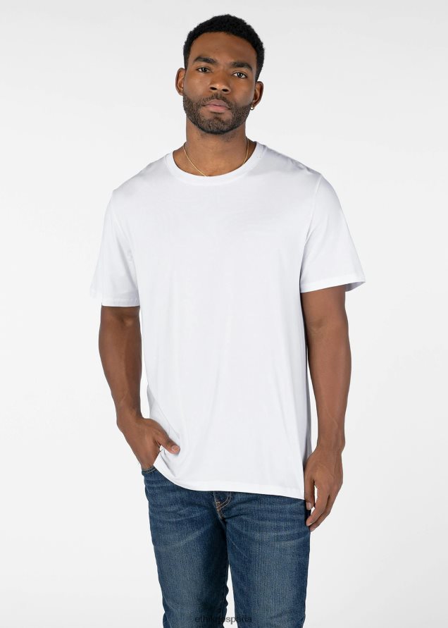 ropa hombres Ethika camiseta de corte clásico camiseta modal clásica - blanco FD68J575