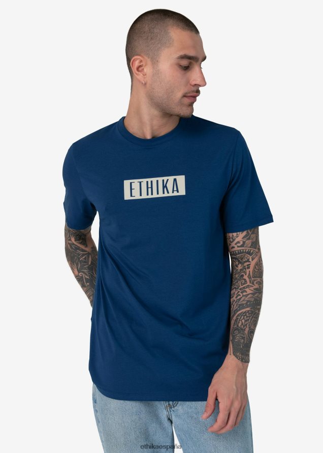 ropa hombres Ethika camiseta estampada camiseta imperial - azul marino FD68J536