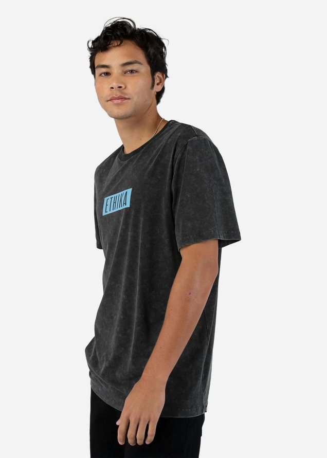 ropa hombres Ethika camiseta gráfica camiseta azul imperial - lavado a la piedra FD68J543