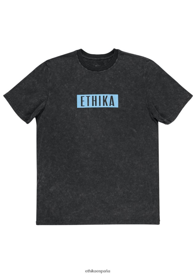 ropa hombres Ethika camiseta gráfica camiseta azul imperial - lavado a la piedra FD68J543