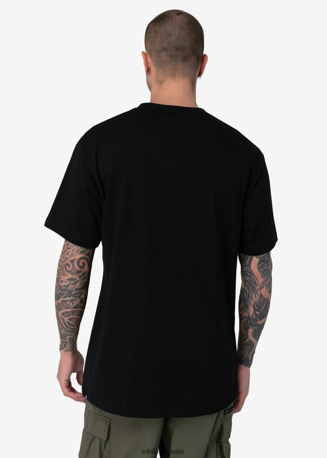 ropa hombres Ethika camiseta gráfica camiseta eléctrica - negro FD68J558